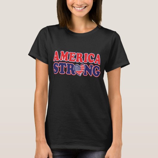 Amerika stark T-Shirt (Vorderseite)