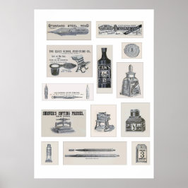 Amerika Stationer 1881 Poster