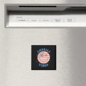 Amerika Stimmung Glückliches Gesicht Lächeln Ameri Magnet (In Situ (Geschirrspüler))