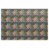 AMERIKA STOFF (Fat Quarter (45,7 x 55,9 cm))