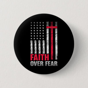 Amerika stolz auf das T-Shirt Flag Vertrauen über  Button