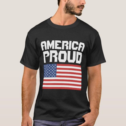 AMERIKA-STOLZ-T - SHIRT (Vorderseite)