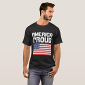 AMERIKA-STOLZ-T - SHIRT (Vorne ganz)