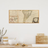 Amerika Süd Poster (Küche)