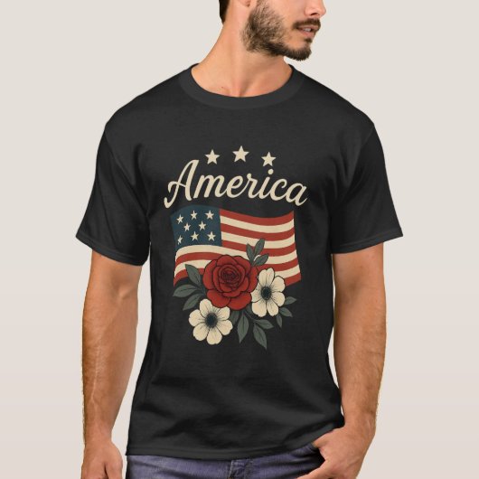 Amerika T-Shirt (Vorderseite)