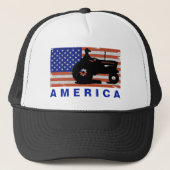 AMERIKA - Traktor FLAG-B Truckerkappe (Vorderseite)