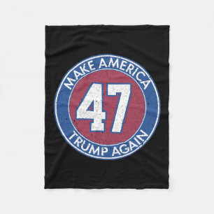 Amerika Trump Wieder 47 Fleecedecke