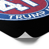 Amerika Trump Wieder 47 Poster (Ecke)