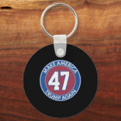 Amerika Trump Wieder 47 Schlüsselanhänger (Vorderseite)