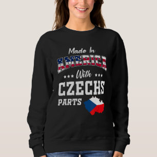 Amerika Tschechische Teile Tschechische Republik K Sweatshirt