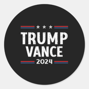 Amerika Übernehme Amerika Byck Trump Vance 2024 Vi Runder Aufkleber