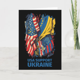 Amerika Ukrayina USA Unterstütze Ukraine Und Kiew Karte