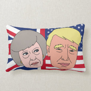Amerika- und Großbritannien-Kissen-Kissen Lendenkissen