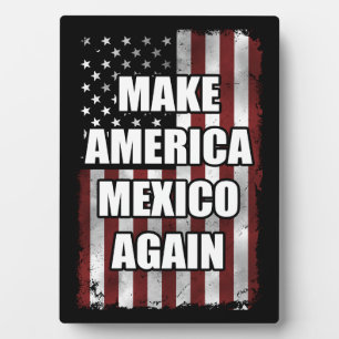 Amerika und Mexiko wieder Shirt Funny Trump-Gesc Fotoplatte