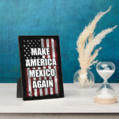 Amerika und Mexiko wieder Shirt | Funny Trump-Gesc Fotoplatte (Seite)