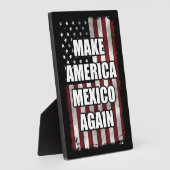 Amerika und Mexiko wieder Shirt | Funny Trump-Gesc Fotoplatte (Seite)