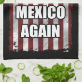 Amerika und Mexiko wieder Shirt | Funny Trump-Gesc Küchentuch (Gefaltet)