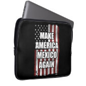 Amerika und Mexiko wieder Shirt | Funny Trump-Gesc Laptopschutzhülle (Vorne Rechts)