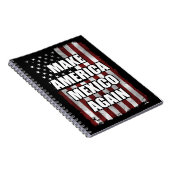 Amerika und Mexiko wieder Shirt | Funny Trump-Gesc Notizblock (Rechte Seite)