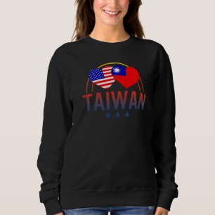 Amerika und Taiwan Taiwanesisch-Amerikanische Flag Sweatshirt