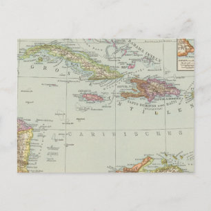 amerika und Westindien - Zentralamerika Postkarte