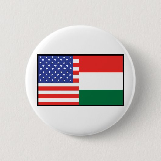 Amerika Ungarn Button (Vorderseite)