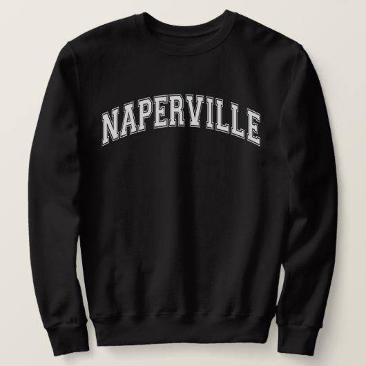 Amerika-Uni im Stile der Universität NAPERVILLE Sweatshirt (Design vorne)