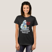 Amerika Unmaskiert Unmuzzled Ungeimpftes Unfraid 4 T-Shirt (Vorne ganz)