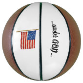 Amerika unter Gott Basketball (Vertikal)