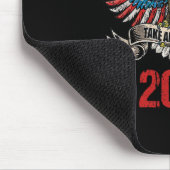 Amerika unterstützt amerikanische Flagge Trump 202 Mousepad (Ecke)