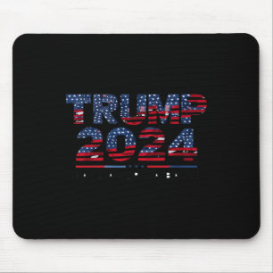 Amerika unterstützt US-Flagge 4. Juli Donald Trump Mousepad