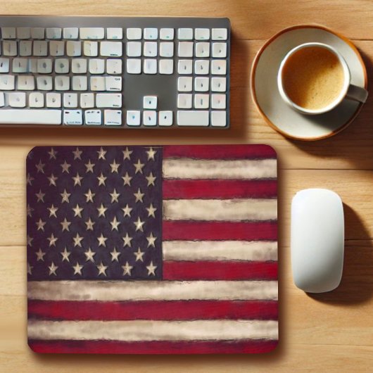 Amerika! US Flagge Mousepad