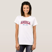 Amerika USA 4. Juli T-Shirt (Vorne ganz)