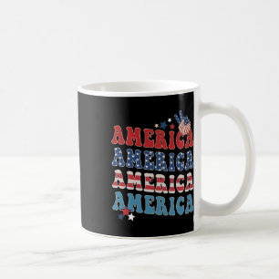 Amerika USA Amerikanische Unabhängigkeitstag 4 für Kaffeetasse