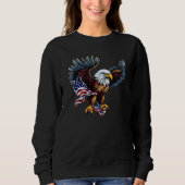 Amerika USA Eagle Women's Sweatshirt (Vorderseite)