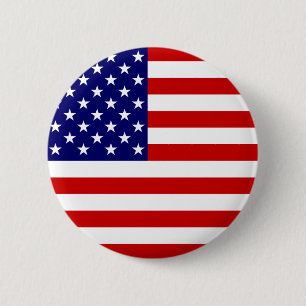 Amerika, USA-Flagge Button
