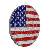 Amerika, USA-Flagge Dartscheibe (Vorderseite Links)