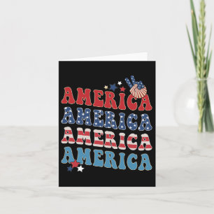 Amerika USA Fourth Of July 4th Für Männer Frauen U Karte