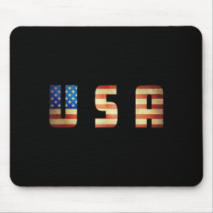 Amerika USA US-Flagge Patriotisch 4. Juli Männer F Mousepad