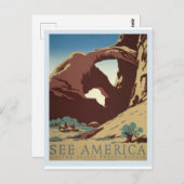 Amerika USA Vintage Travel Postcard Postkarte (Vorne/Hinten)
