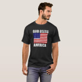 Amerika verblaßte dunkles Shirt (Vorne ganz)