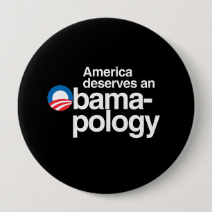 AMERIKA VERDIENT EIN OBAMAPOLOGY BUTTON