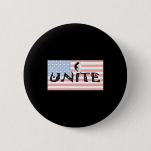 Amerika vereint Biden Trump Kampagne Wahl Button