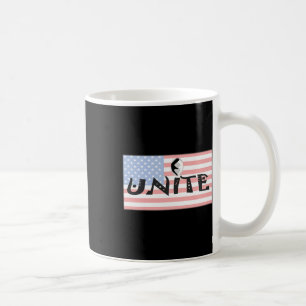 Amerika vereint Biden Trump Wahlkampf Wahl  Kaffeetasse