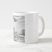 Amerika Vintager Cartoon Jumbo-Tasse (Vorderseite Rechts)