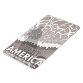 Amerika Vintager Cartoon Magnet (Linke Seite)