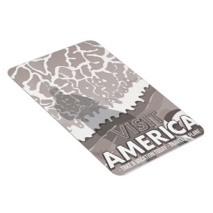 Amerika Vintager Cartoon Magnet