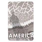 Amerika Vintager Cartoon Magnet (Vertikal)