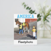 Amerika von AP Indy Postkarte (Stehend Vorderseite)