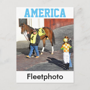 Amerika von AP Indy Postkarte